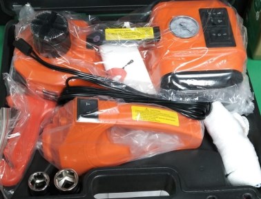 3 in 1 Inflator/ jack/ impact  wrench set 5T