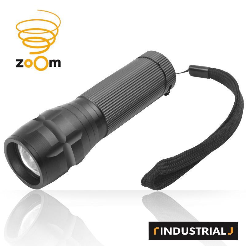 Tolsen LED 150 Lumens Flashlight with zoom function, Industrial (60031)