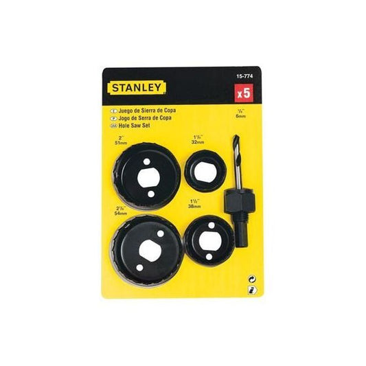 Stanley Hole Saw set 5pcs