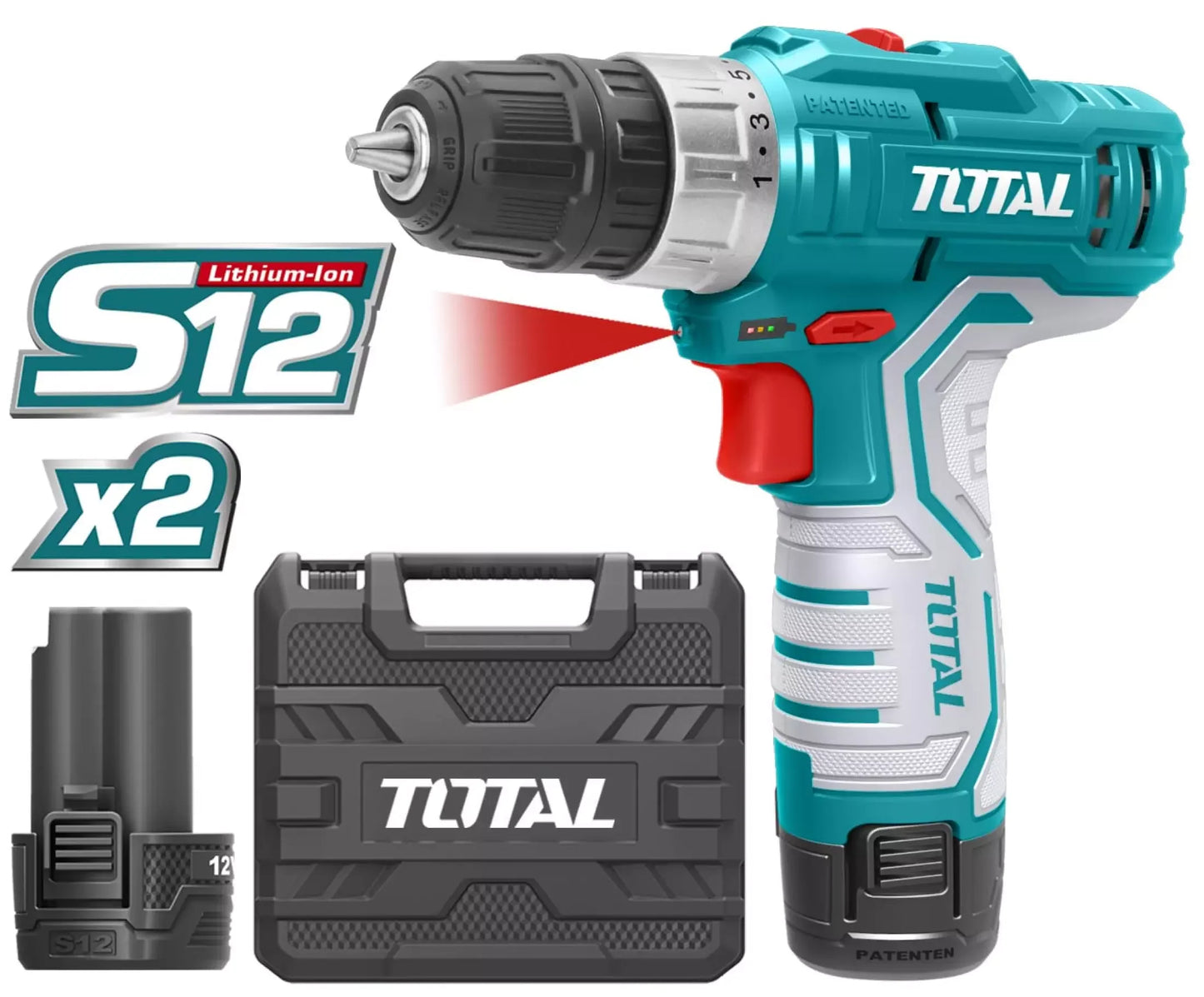 Total 12v Cordless drill