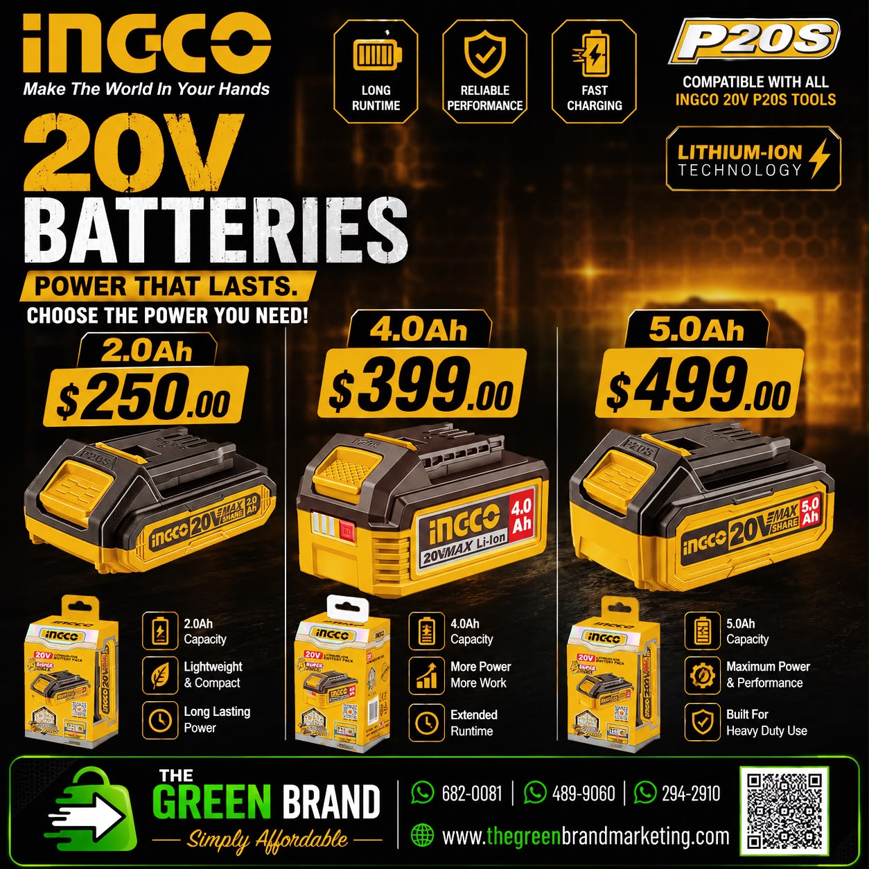 INGCO BATTERIES