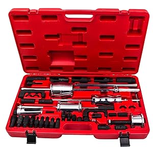 40 Pc Slide Hammer Diesel Injector Extractor Puller With Common Rail Adaptor