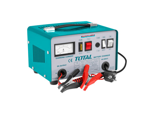 Total car battery charger 12/24V