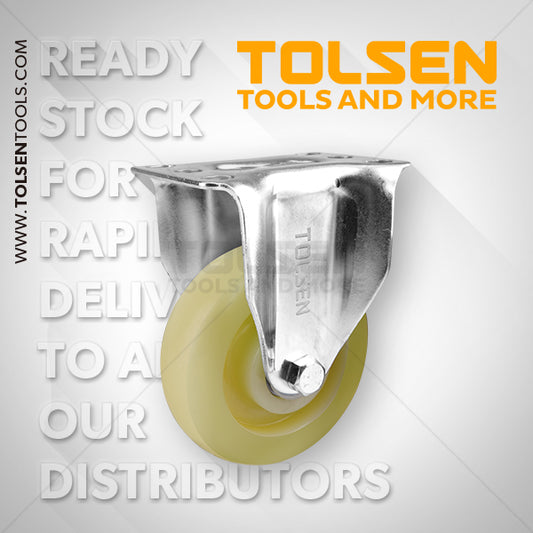 Tolsen fixed caster diameter 4" pp double ball