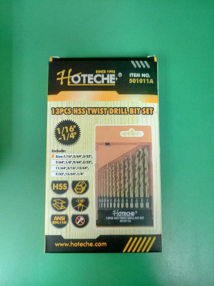 Hoteche 13pc drill bit set