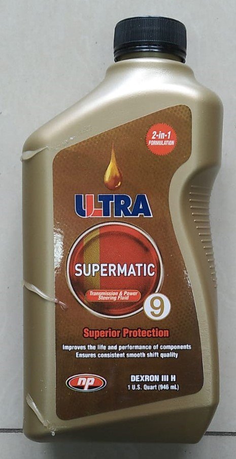 Ultra Supermatic 2 in 1 transmission and steering fluid qt