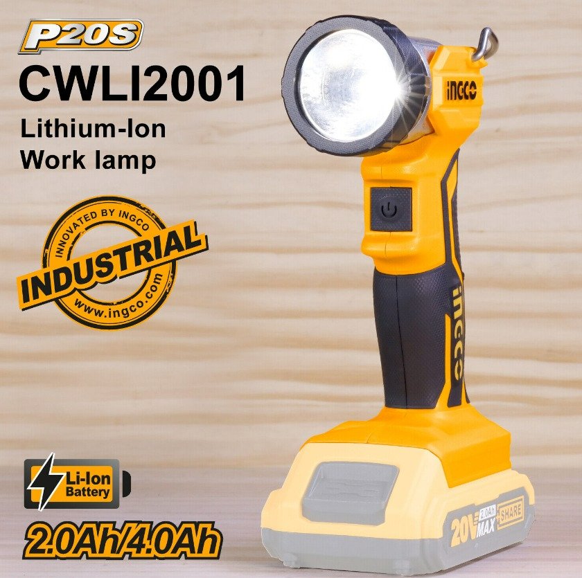 Ingco 20V cordless work light (tool alone)