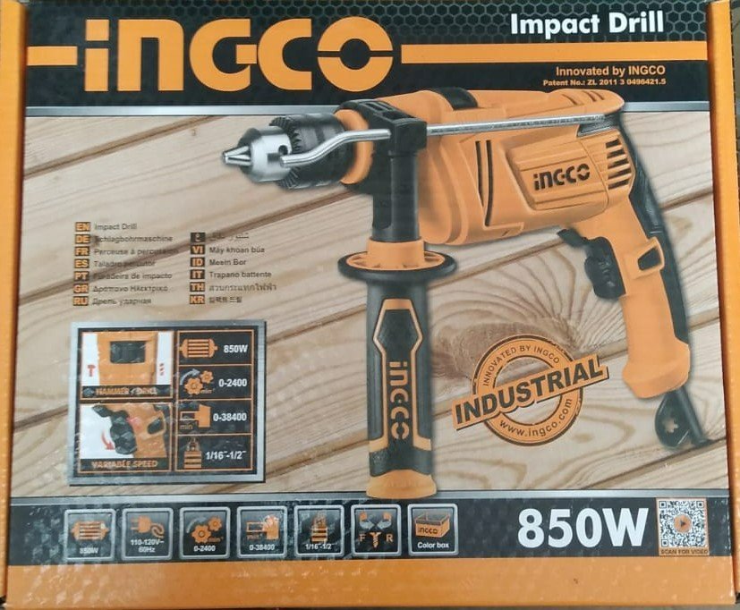 Ingco 850W  impact drill 1/2  inch