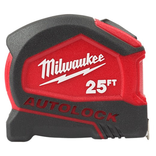 Milwaukee 25ft Compact Auto-Lock Tape Measure