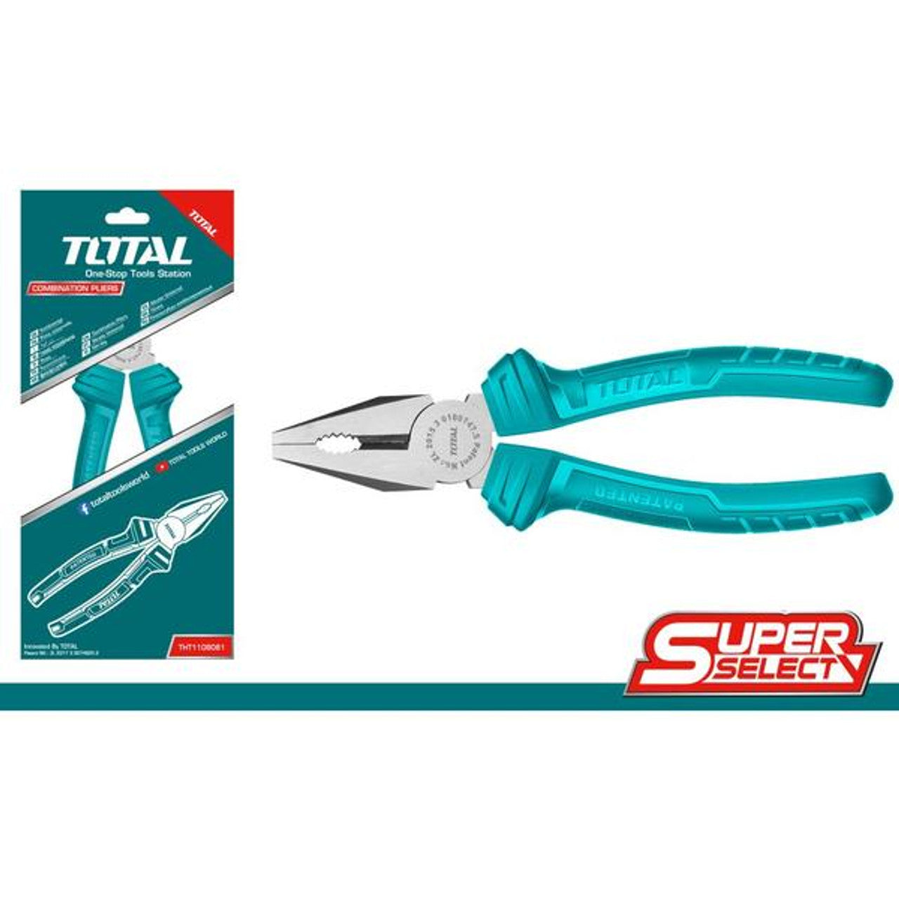 TOTAL PLIERS 8" COMBINATION