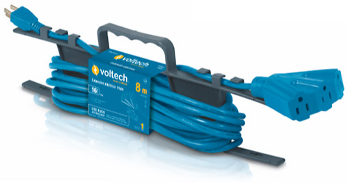 Volteck 3 outlet 8m 25ft extension cord