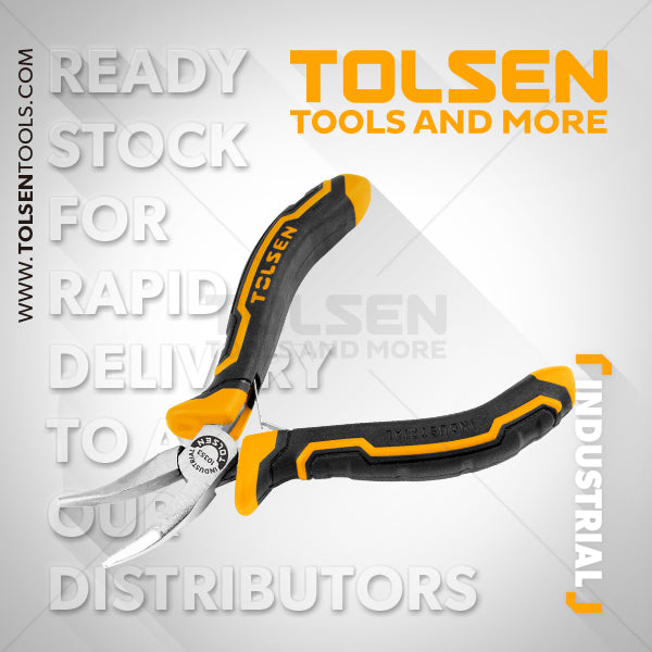 TOLSEN 4.5 INCH MINI BENT PLIERS (INDUSTRIAL)