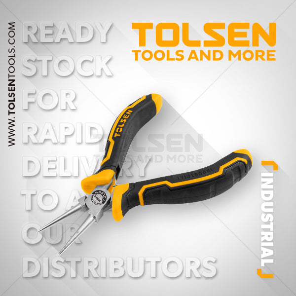 TOLSEN 4.5 INCH MINI ROUND NOSE PLIERS (INDUSTRIAL)