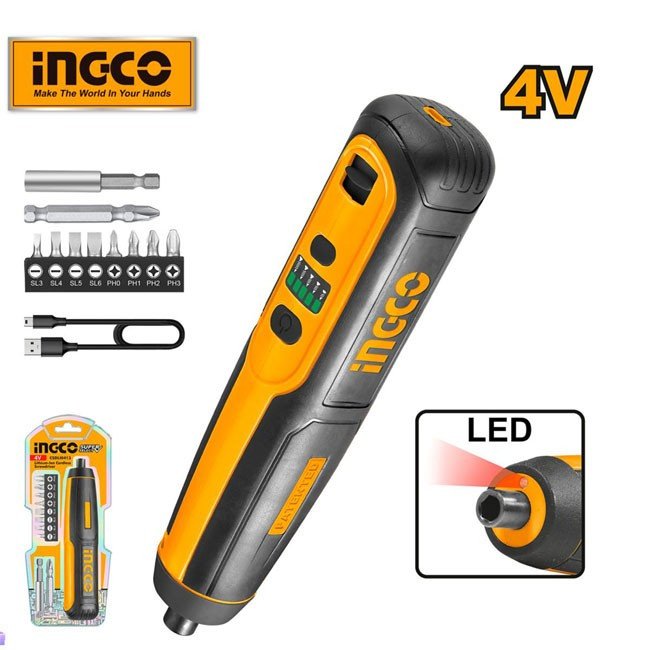 Ingco CSDLI0413 Li-Ion Cordless Screwdriver