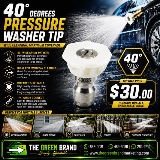 40 Degrees Pressure Washer Tip