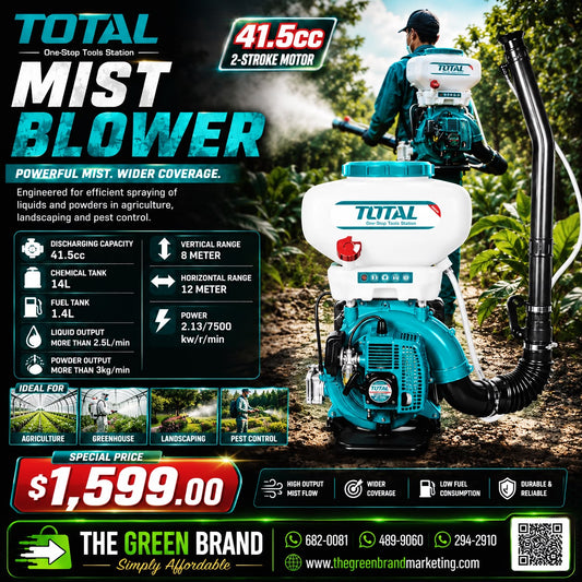 Total 41.5CC 14L gasoline mist blower