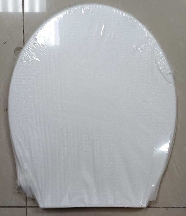 Generic regular white soft closing toilet seat