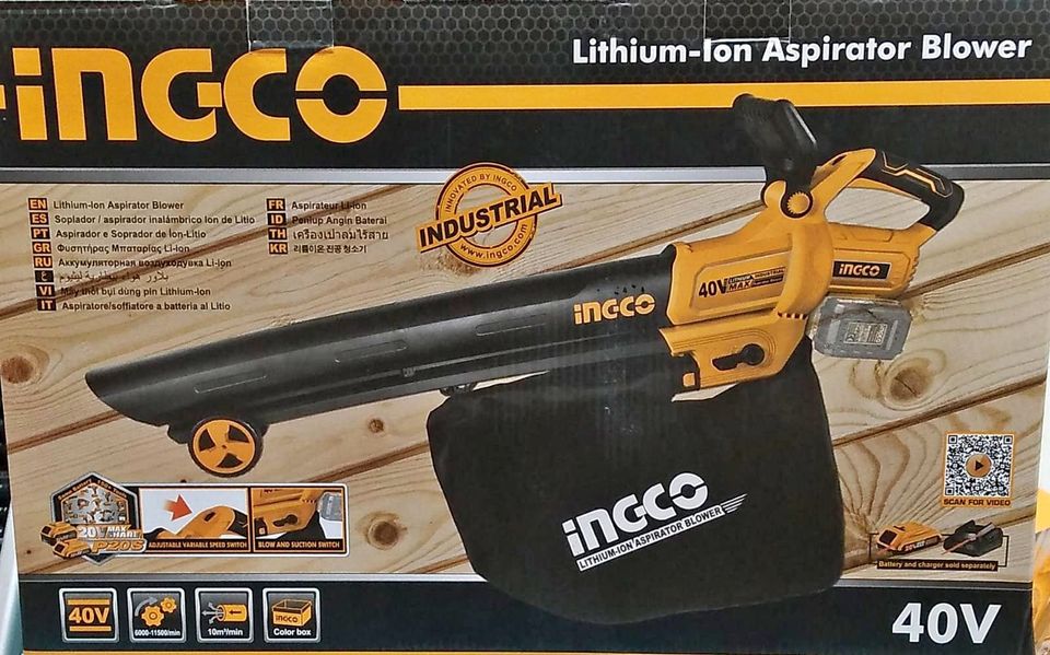 ingco cordless aspirator blower