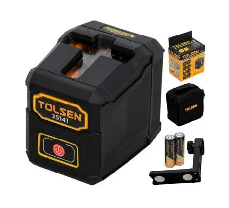 Tolsen self-leveling laser level with magnetic bracket(red)