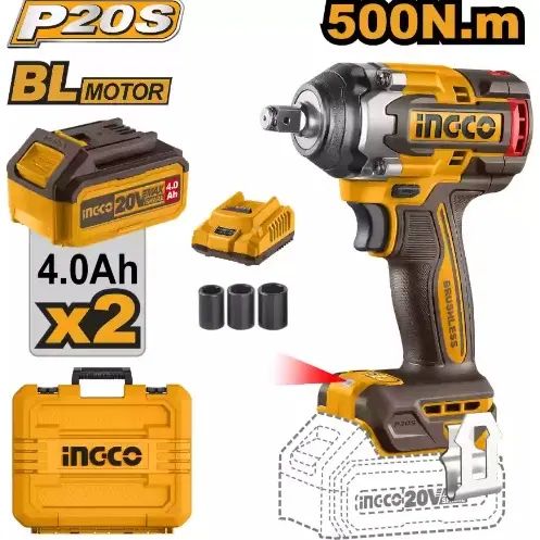 Ingco 500nm impact wrench cordless