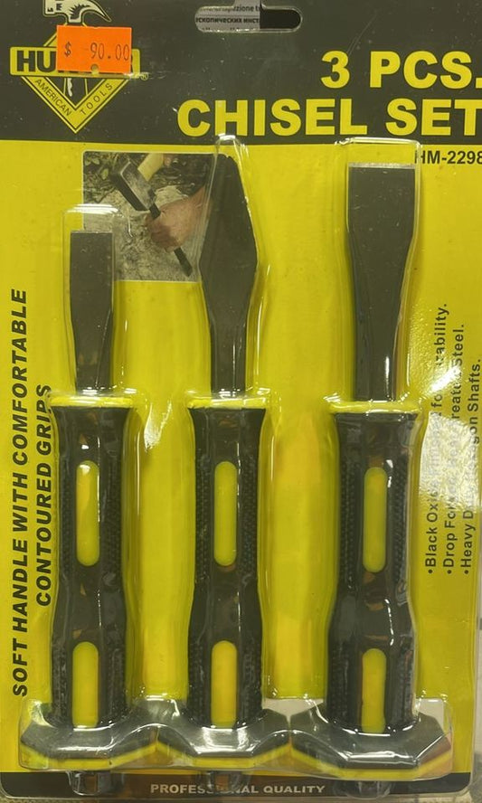 Hunter 3pc Chisel Set