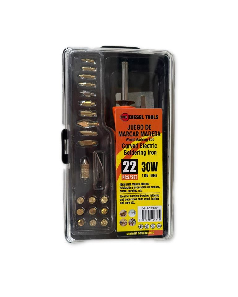 Diesel Tools 22pc 30w Soldering Iron with Accessories