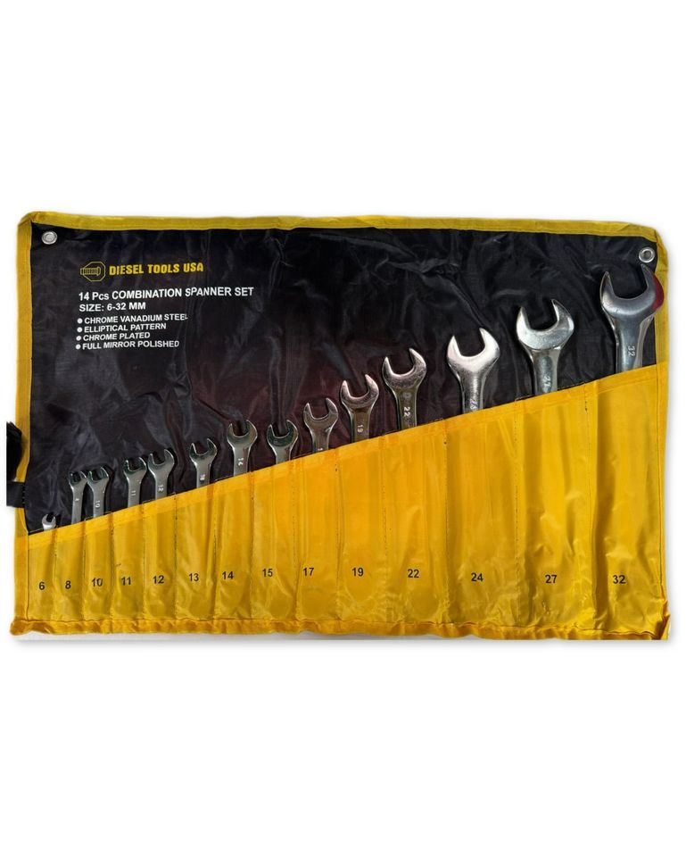 Diesel Tools 14pc Combination Spanner set