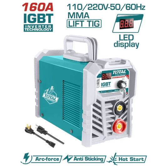 Total 160A 110v/220v MMA/ Tig Lift Inverter welding machine