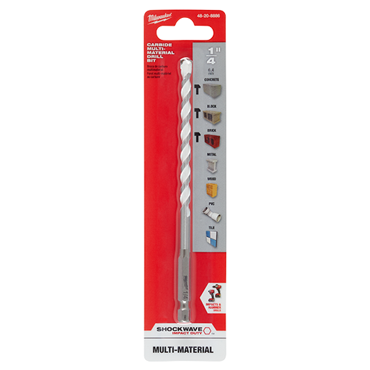 Milwaukee SHOCKWAVE™ Carbide Multi-Material Drill Bit