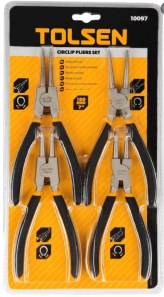 Tolsen 4 Piece circlip pliers set