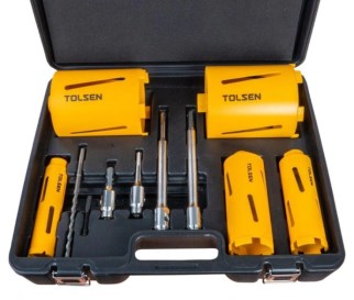 Tolsen 11Pc diamond core bit set