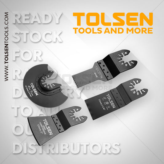 Tolsen 4pcs oscillating saw blade set