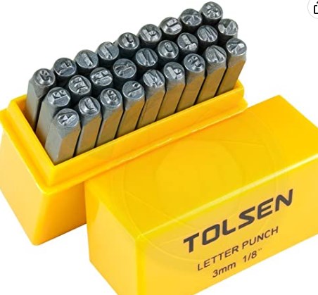 Tolsen 27 Piece letter punch