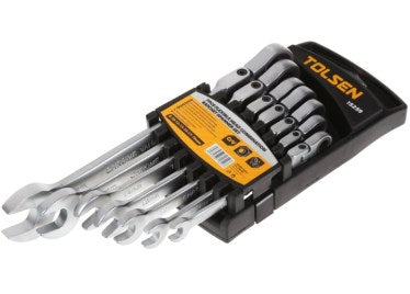 Tolsen 7pc ratcheting spanner set