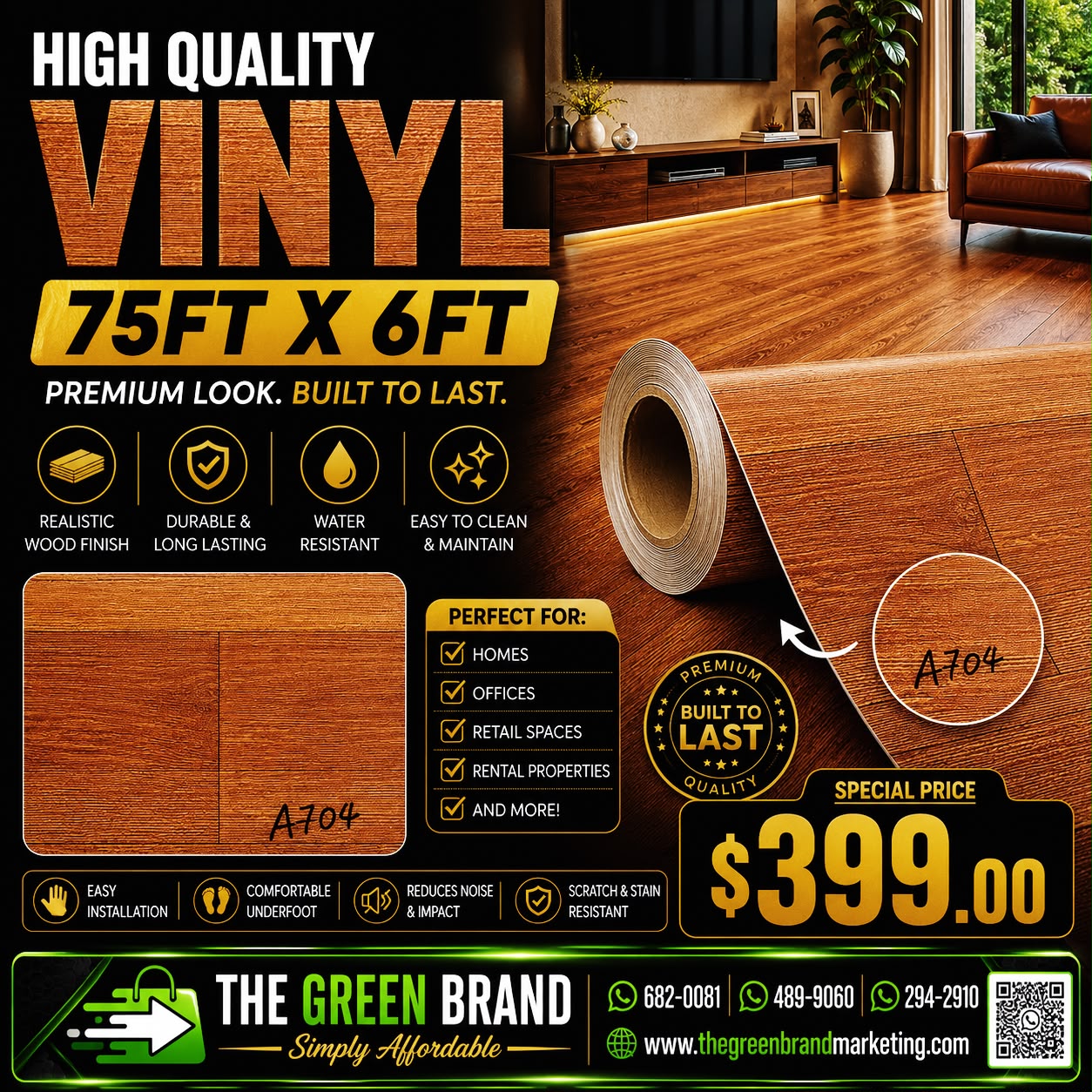 A704 Vinyl Roll