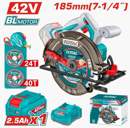 NEW!!! TOTAL 42V CIRCULAR SAW 42V 7-1/4″