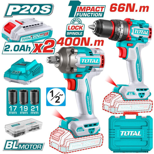 Total Drill and Wrench Combo