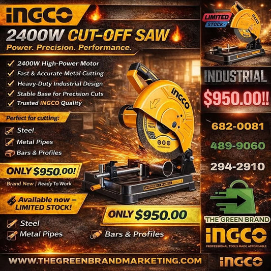 Ingco 2400w 16 inch chop saw