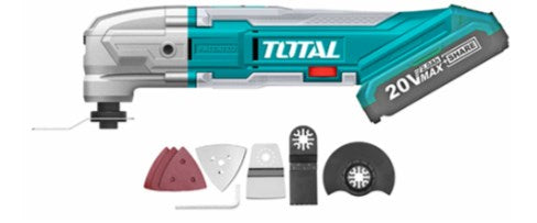 Total 20V cordless multi tool with  battery and charger