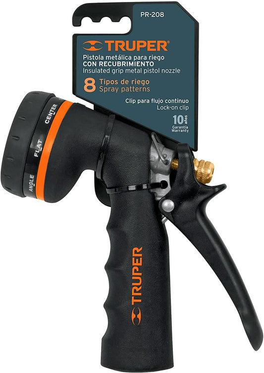 Truper Insulated grip metal pistol nozzle