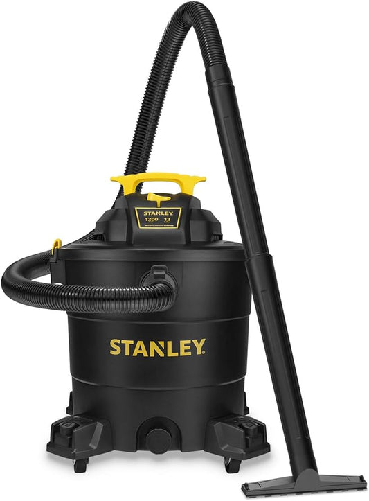 Stanley 12 Gallon 5.5 Peak HP 3 In 1 Wet Dry Vacuum Cleaner SL18199P