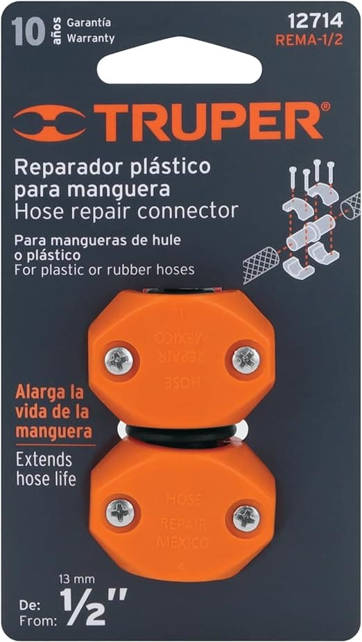 TRUPER REMA-1/2 HOSE REPAIR CONNECTOR