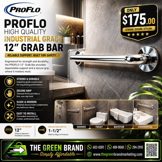 Proflo 12" Grab bar