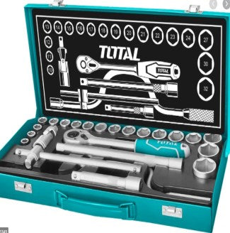 Total 24 Pcs 1/2" socket set