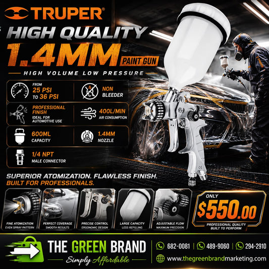 Truper 1.4mm high quality paint gun