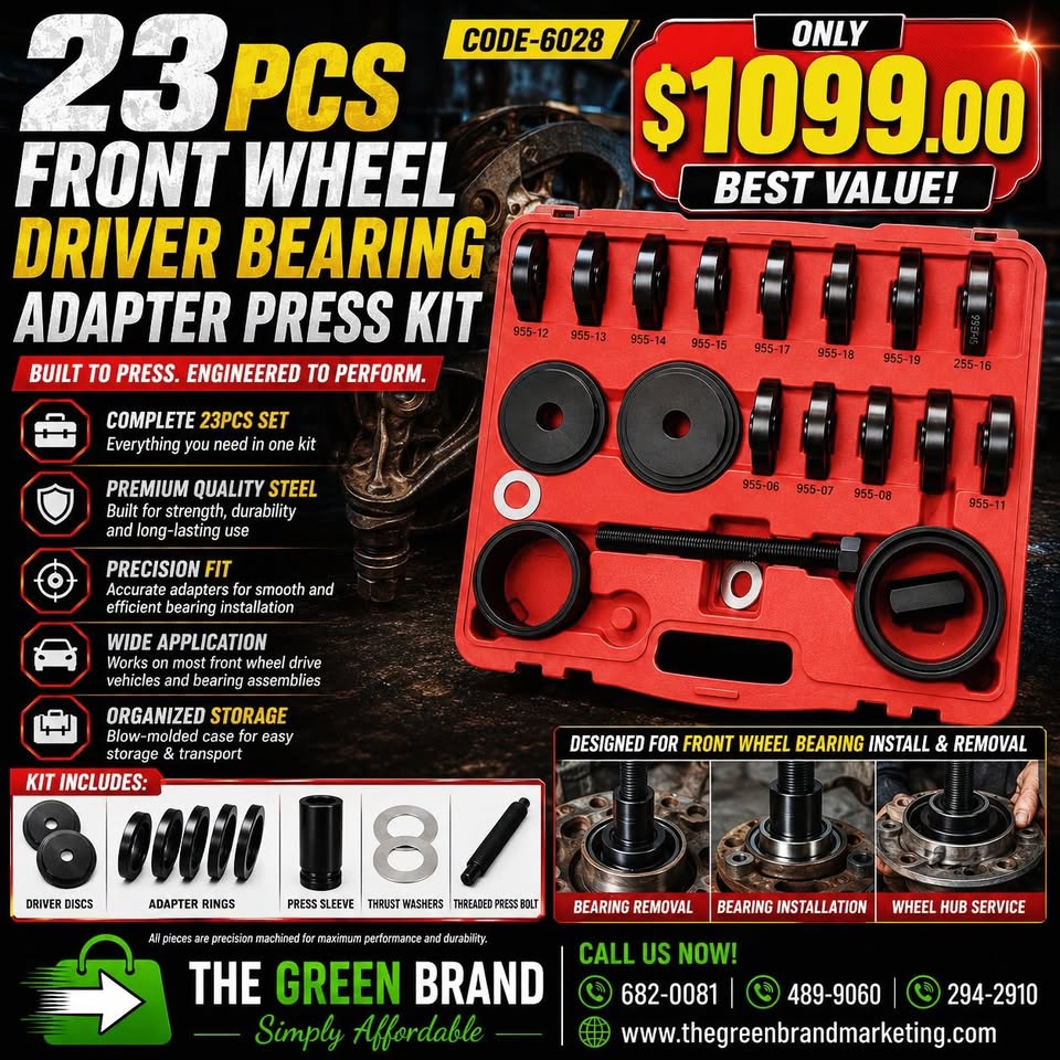 Capital 23-Piece Front Wheel Drive Bearing Adapter Press Kit  6028