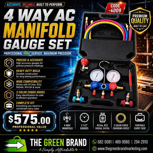 Capital A/C Manifold Gauge Set 4009