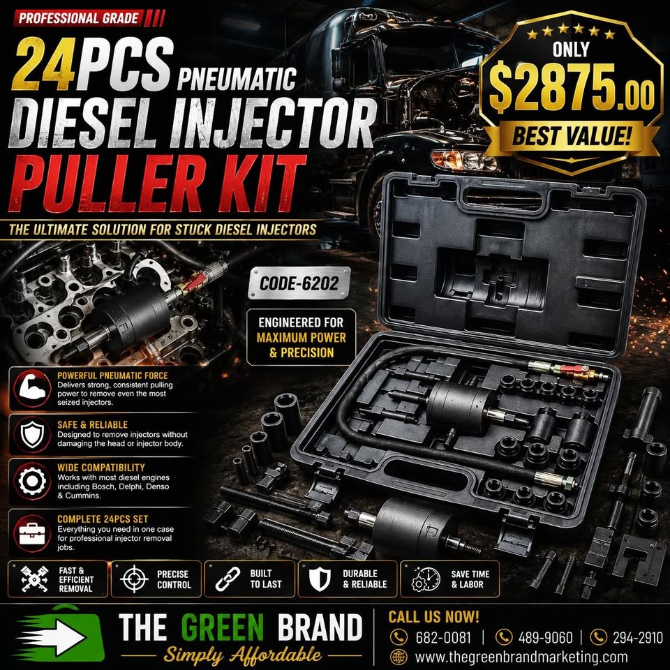 Capital 24 Pcs Pneumatic Diesel injector puller kit