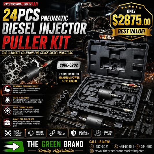 Capital 24 Pcs Pneumatic Diesel injector puller kit
