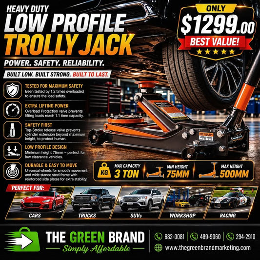 Capital Heavy duty low profile 3T Trolly Jack